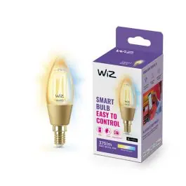 WiZ Smart LED E14 Kerte Filament Guld 5W 370lm Bedste Farvegengivelse - Dæmpbar - Erstatter 25W - Køb online