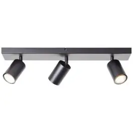 Brilliant Jello Loftlampe Metal Matt Sort 13.5W 1035lm - 830 Varm Hvid Inkl. 3x GU10 - Stærkt tilbud