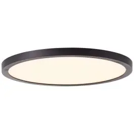 Spar ekstra - Brilliant Tuco Loftlampe Plast Sort Hvid 16W 2100lm - 827 Ekstra Varm Hvid 250mm