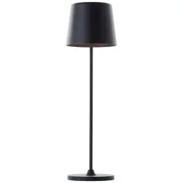 Bedste pris | Brilliant Bordlampe Kaami Metal Plast Matt Sort 2W 310lm - 830 Varm Hvid 370mm - IP44 - Udendørs - Dæmpbar