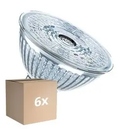 Tryg betaling | Fordelspakke 6x Osram Superstar LED GU5.3 Spot Klar 5W 345lm - 927 Ekstra Varm Hvid Dæmpbar - Bedste Farvegengivelse - Erstatter 35W