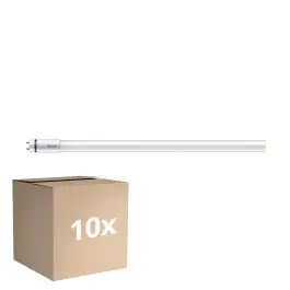 Bedste pris - Fordelspakke 10x Philips Master LED Lysrør T8 (EM/Mains) Ultra Output 13.5W 2500lm - 840 Kold Hvid 120cm - Erstatter 36W