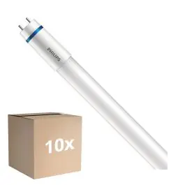 Bedst sælgende - Fordelspakke 10x Philips Master LED Lysrør T8 (EM/Mains) High Output T8 16.7W 3100lm - 840 Kold Hvid 150cm - Erstatter 58W