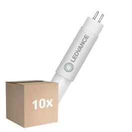 Tryg betaling | Fordelspakke 10x Ledvance LED Lysrør T5 AC Mains P Mains (AC) High Output 18W 2800lm - 840 Kold Hvid 85cm - Erstatter 39W