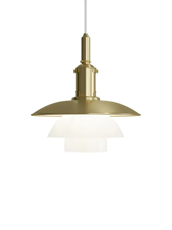 Mest solgt | PH 3/3 pendel, messing/opalt glas, limited edition 2022 af Poul Henningsen