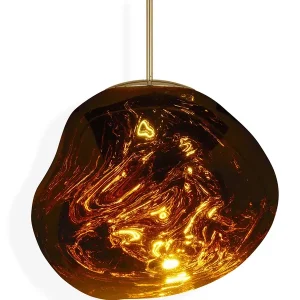 Populært valg - Melt Pendant Gold, 50 cm fra Tom Dixon
