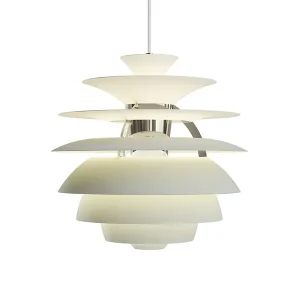Bedste pris | PH Snowball, dusty green/chrome af Poul Henningsen