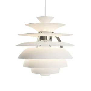 God pris | PH Snowball, soft white/chrome af Poul Henningsen