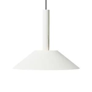 Hook pendant small, white fra Nine - Toppris