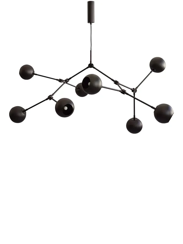 Drop Chandelier Globe, Burned Black fra 101 Copenhagen - Mest solgt