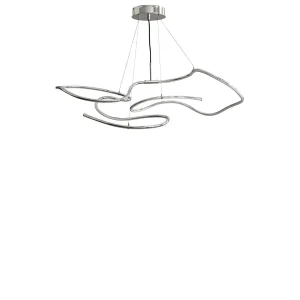 Leveres hurtigt - Ghost Chandelier, Mini, Chrome fra 101 Copenhagen