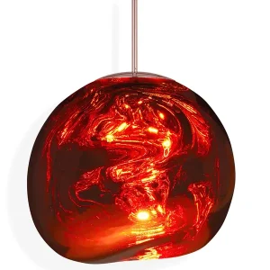 Melt Pendant Copper, 50 cm fra Tom Dixon - Godt tilbud