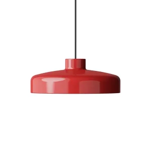 Leveres hurtigt - Lacquer pendant medium, red fra Nine