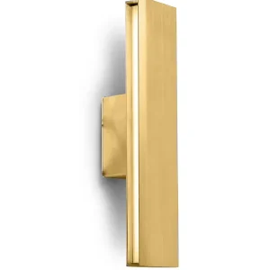 Premium kvalitet | Papilio Single Væglampe, brushed brass fra Anour