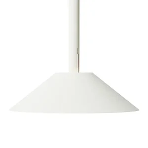 Hook pendant large, white fra Nine - Kampagnetilbud