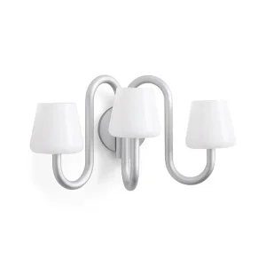 Apollo Wall Sconce, hvid opalglas fra Hay | Bestseller