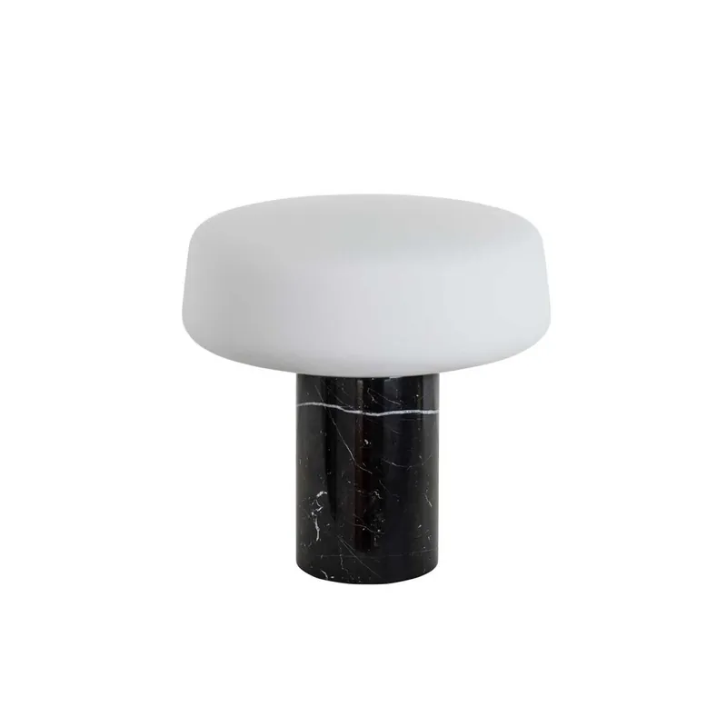 Solid Light Small - Nero Marquina marmor Bordlampe | Premium kvalitet
