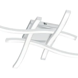 Trio Lighting Trio Lighting Route LED plafond 4L mat hvid - Belysning - Helt ny