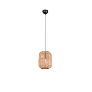 Trio Lighting Trio Lighting Runa loftlampe E27 25cm matsort/rotting Natur/Matsort - Belysning - Hurtig levering