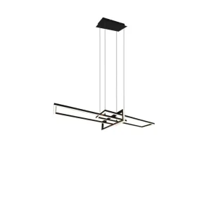 Bestil direkte - Trio Lighting Trio Lighting Salinas LED loftlampe matsort Matsort - Belysning