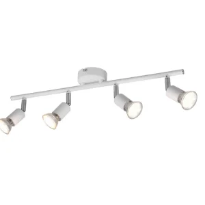 Bedst sælgende - Trio Lighting Trio Lighting Paris spotlight 4L GU10 mat hvid - Belysning