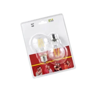 Trio Lighting Trio Lighting LK LED E27 filament classic 4W 470lm 3000K filament 2-pak - Belysning | Hurtig levering