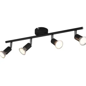 Dagens tilbud - Trio Lighting Trio Lighting Paris spotlight 4L GU10 matsort - Belysning