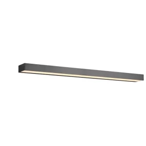 Trio Lighting Trio Lighting Rocco H2O LED væglampe 90 cm matsort - Belysning - Kan bestilles