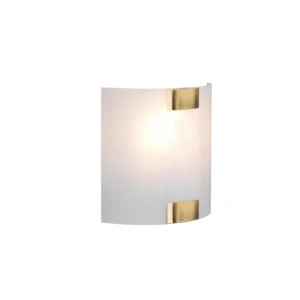 Bestil nu - Trio Lighting Pura Væglampe 20 cm Antik messing - Belysning