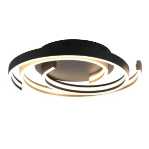 Bedst sælgende - Trio Lighting Caya LED-loftlampe Matmessing - Belysning