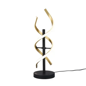 Trio Lighting Trio Lighting Sequence LED bordlampe mat messing/matsort Trio Lighting - Belysning - Nyhed i sortimentet