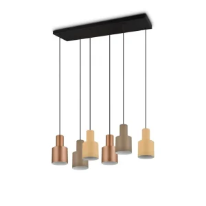 Begrænset lager - Trio Lighting Trio Lighting Agudo Loftlampe 6L E27 Flerfarvet - Belysning