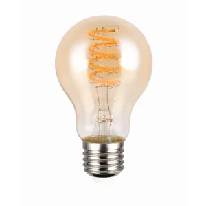 Trio Lighting Trio Lighting LK LED E27 Filament Classic 7W 400lm 1800K Brun Dimmer - Belysning | Bedst sælgende