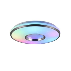 Trio Lighting Trio Lighting Realta LED Loftlampe 39 cm Børstet Aluminium RGBW - Belysning | Klar til afsendelse