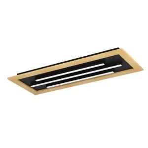Tilgængelig nu - Eglo Loftlampe Eglo Tirrenara 780x305 mm Sort/Brun - Belysning