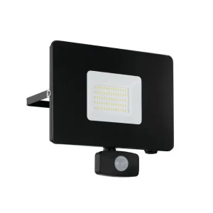 Tryg betaling - Eglo Væglampe Udendørsbelysning Eglo Faedo 3 med Sensor 50W, Sort Sort - Have