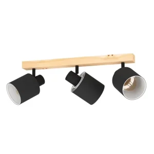 Skynd dig | Eglo Spotlight Eglo Batallas med 3 Lamper Sort/Brun - Belysning
