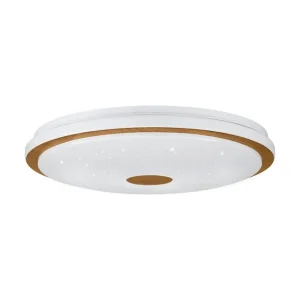 Skynd dig - Eglo Loftlampe Eglo Lanciano 1 480 mm Hvid/Brun - Belysning