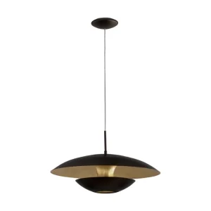Skynd dig | Eglo Loftlampe Eglo Nuvano Sort/Guld - Belysning