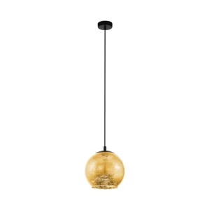 Topprodukt - Eglo Pendellampe Eglo Albaraccin 270 mm Guld/Sort - Belysning
