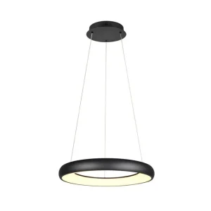 Godt tilbud - Trio Lighting Pendel TRIO Cardona 62 cm, Matsort 62 cm, Matsort - Belysning