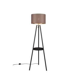 Godt tilbud | Trio Lighting Gulvlampe TRIO Colette Matsort Matsort - Belysning