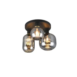 Bestil i dag | Trio Lighting Loftlampe TRIO Diva Mat sort/krom Mat sort/krom - Belysning