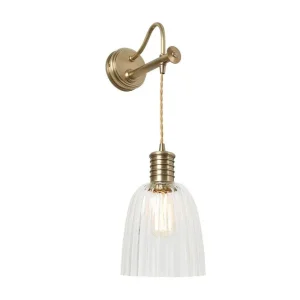 Væglampe Elstead Lighting Douille Aldret messing Aldret messing - Belysning | Kun denne uge