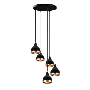 Bestil nemt - Loftlampe Soodne Sort / Kobber Kobber/Sort - Belysning