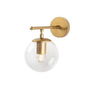 Væglampe Berriarenr Skinnende guld / Transparent Skinnende guld / Transparent - Belysning | Premium