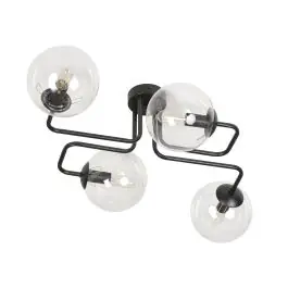 Bestil nemt - Emibig Loftlampe Brendi Stål Sort Egnet Til 4x E14 - Max 10W