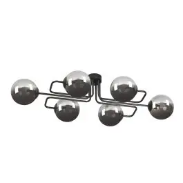 Emibig Loftlampe Brendi Stål Sort Egnet Til 6x E14 - Max 10W - Spar ekstra
