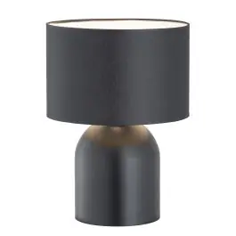 Emibig Bordlampe Aspen Stål Sort Egnet Til 1x E27 - Max 15W - Høj kvalitet
