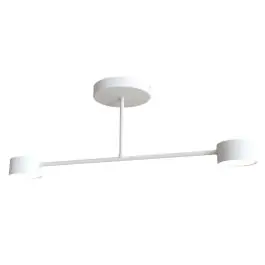 Emibig Loftlampe Halo Stål Hvid Egnet Til 2x GX53 - Max 8W | Nu tilgængelig